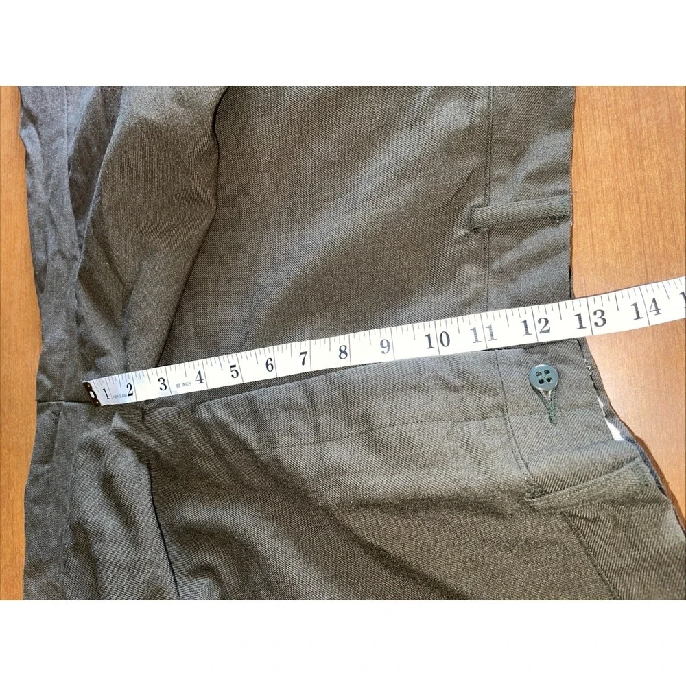 Vietnam War US Army OG-107‎ Sateen Wool Field Trousers Pants Men 34x32 Olive